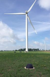 sound power testing of the wind farm
