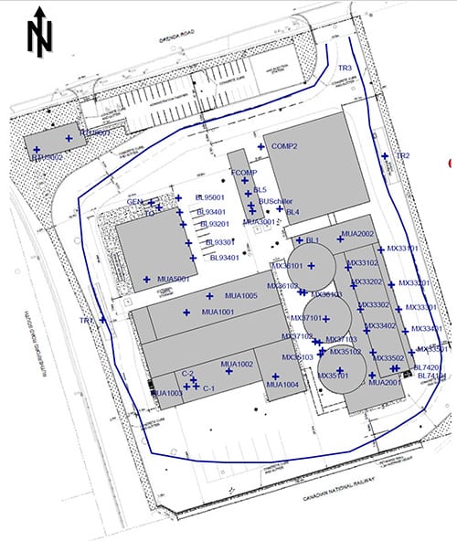 Locations of Sound Sources in Proposed Anaerobic Digestion Facility