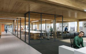 cross-laminated timber (CLT) Office-Space-noise control