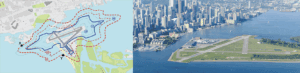 Billy Bishop Toronto City Airport Noise Map, Ontario